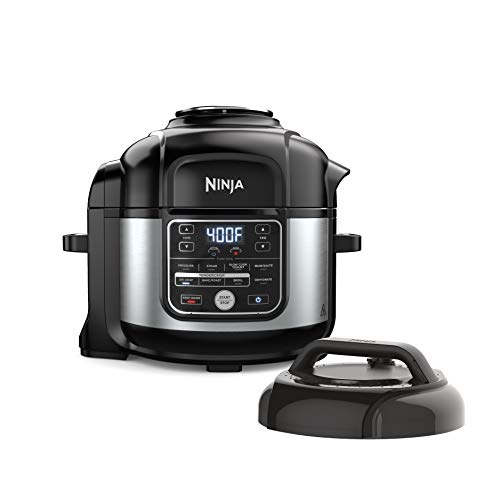 Ninja OS301 Foodi 10-in-1 Pressure Cooker and Air Fryer with Nesting Broil Rack, 6.5 Quart, Stainless Steel 129.99 TODAY ONLY AT AMAZON