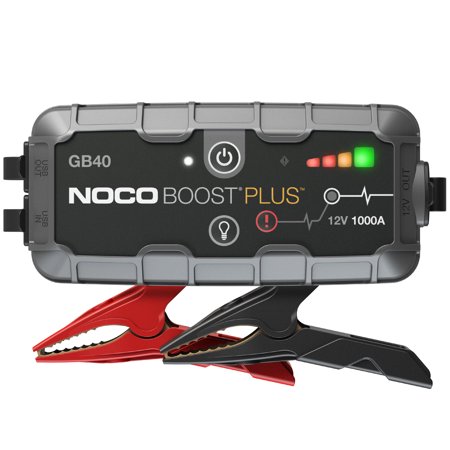 NOCO Boost Plus GB40 1000 Amp 12-Volt UltraSafe Lithium Jump Starter Box, Car Battery Booster Pack, Portable Power Bank Charger and Jumper Cables for Up To 6-Liter Gasoline and 3-Liter Diesel Engines