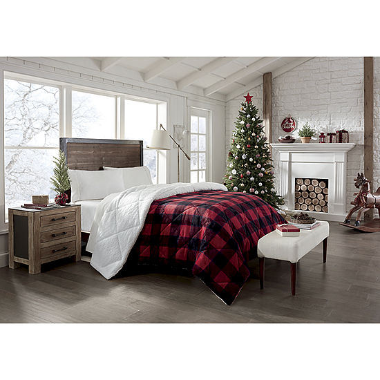 North Pole Trading Co. Mink To Sherpa Reversible Comforter