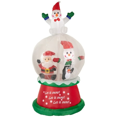 BLOW UP SNOW GLOBE CLEARANCE