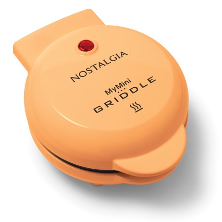 Nostalgia MGD5OR My Mini Personal Electric Griddle, Orange