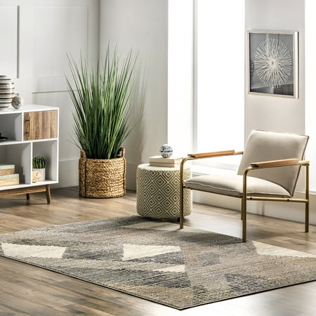 nuLOOM Abstract Contemporary Area Rugs, Gray - HOT SALE!