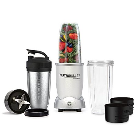 NutriBullet PRIME 12-Piece High-Speed Blender/Mixer System include Stainless Steel Cup, Silver (Renewed)