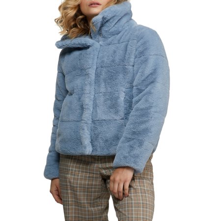 NVLT Women’s Faux Fur Puffer Coat