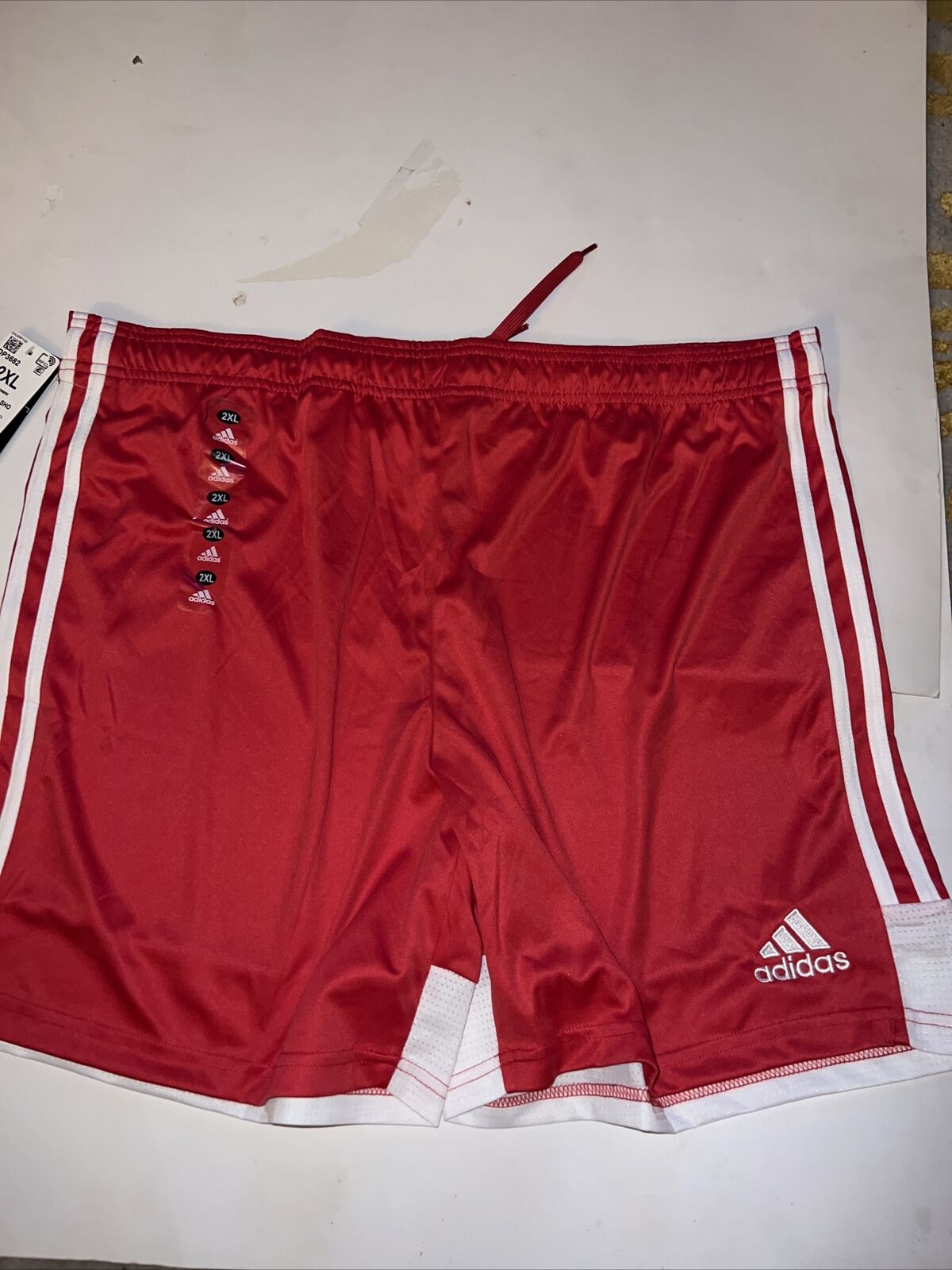 NWT DP3682 Men’s Adidas TASTIGO 19 Soccer SHORTS Climalite Red Sz 2XL $25