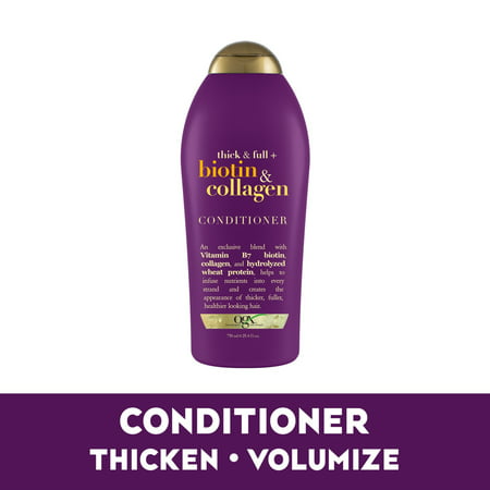 OGX Thick & Full + Biotin & Collagen Volumizing Conditioner for Thin Hair - WALMART