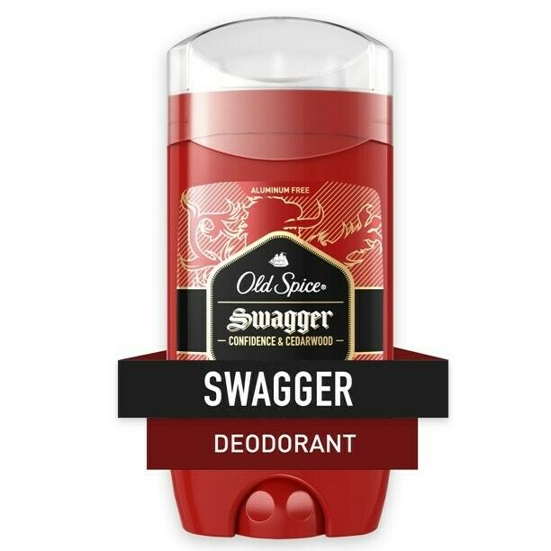 Old Spice Red Collection Deodorant for Men, Swagger Scent, 3 oz - 3 Pack