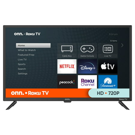 onn. 32” Class HD (720P) LED Roku Smart TV (100012589)
