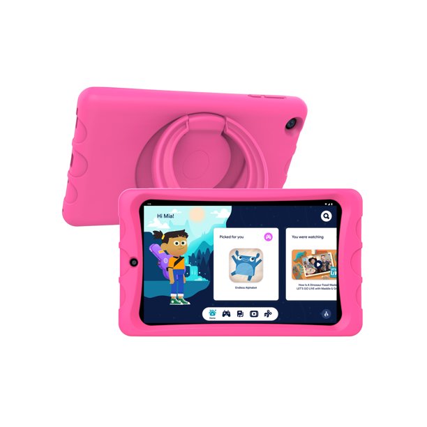 onn. 8" Kids Tablet, 32GB (2021 Model) - Pink