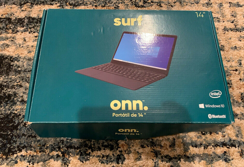 ONN surf portable laptop 14 Inch Screen; With SPANISH KEYBOARD