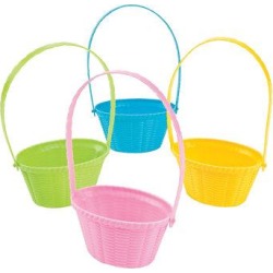 Oriental Trading Company Mini Pastel Easter Baskets - Party Supplies - 12 Pieces Plastic | Wayfair 37/1162