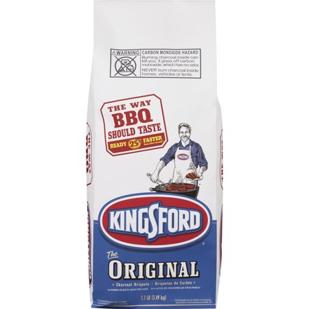Original Charcoal Briquettes, 7.7 Pound Bag (Pack of 2), Two 7.7 pound Bag of Kingsford Original Charcoal Briquettes By Kingsford