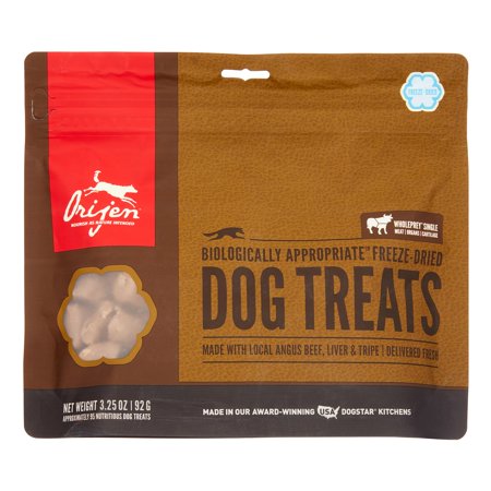 Orijen Biologically Appropriate Angus Beef Freeze Dried Dog Treats, 3.25 oz
