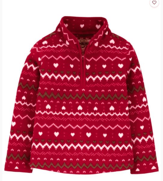$6 Fleece Pullovers REG $26 at Oshkosh!