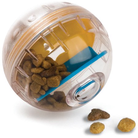 OurPets Pet Zone Interactive IQ Treat Ball Dog Toy, 3"
