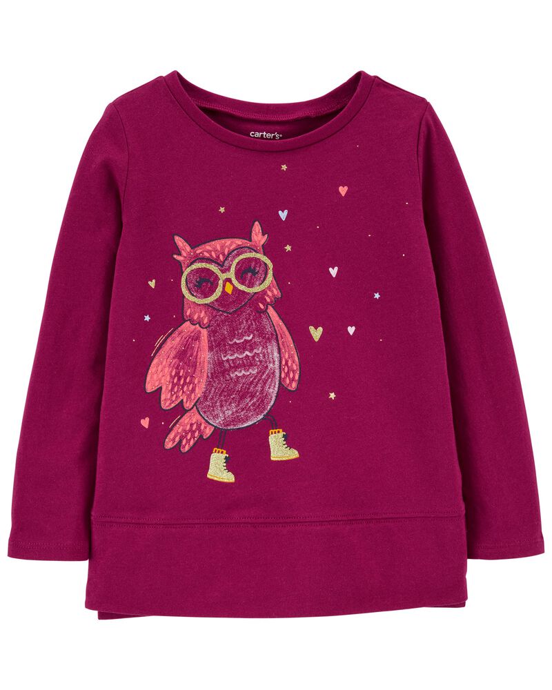 Owl Jersey Top on Sale At Carter's