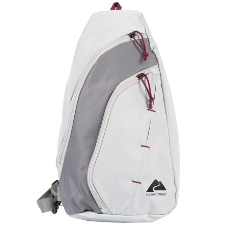 Ozark Trail 7 Liter Sling Backpack, Gray, Unisex, Adult