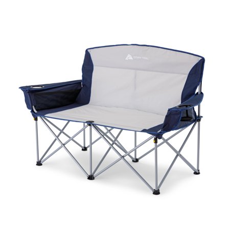 Ozark Trail Camping Chair, Blue and Gray