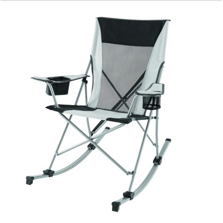 Ozark Trail Outdoor Tension Camp 2 in 1 Rocking Chair, White