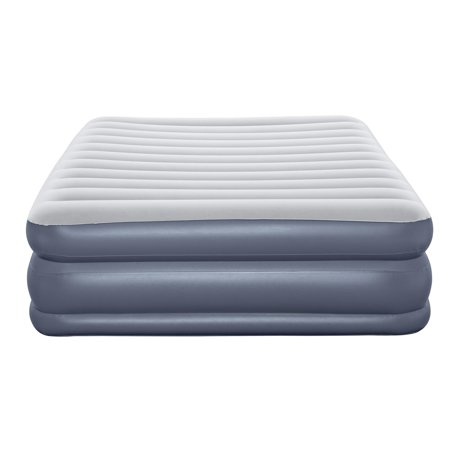 Ozark Trail Tritech Quadcomfort 18&Quot; Air Mattress Antimicrobial Coating With Built-In Ac Pump, Queen