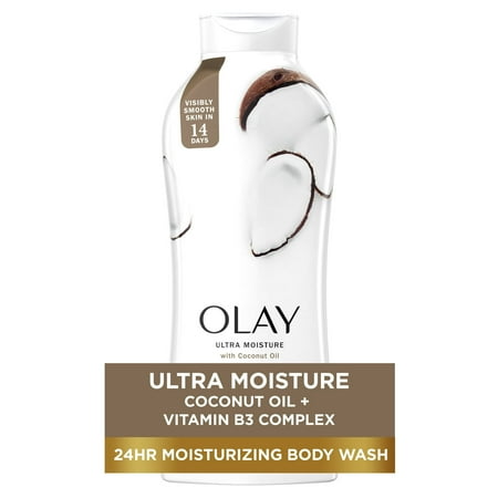 Pack of 2 Olay Ultra Moisture Body Wash with Coconut Oil, 22 fl oz