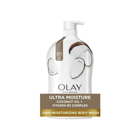 Pack of 2 Olay Ultra Moisture Body Wash with Coconut Oil, 33 fl oz