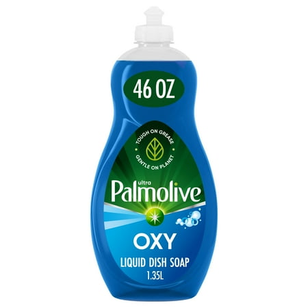 Palmolive Ultra Dishwashing Liquid Dish Soap, Oxy Power Degreaser - 46 Fluid Ounce