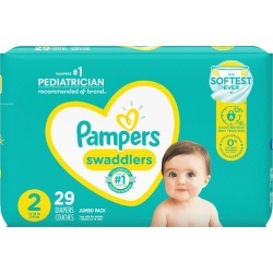 Pampers Swaddlers Diapers - Size 2, 29 ct