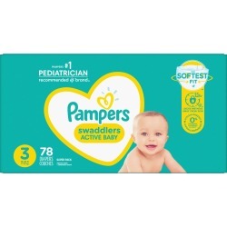 Pampers Swaddlers Diapers - Size 3, 78 ct