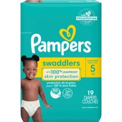 Pampers Swaddlers Diapers - Size 5, 19 ct