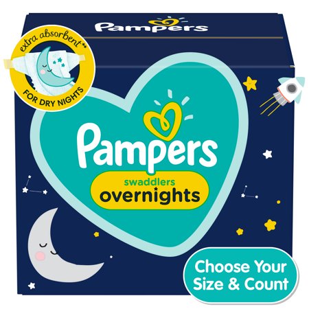 Pampers Swaddlers Overnight Diapers Size 6 42 Count