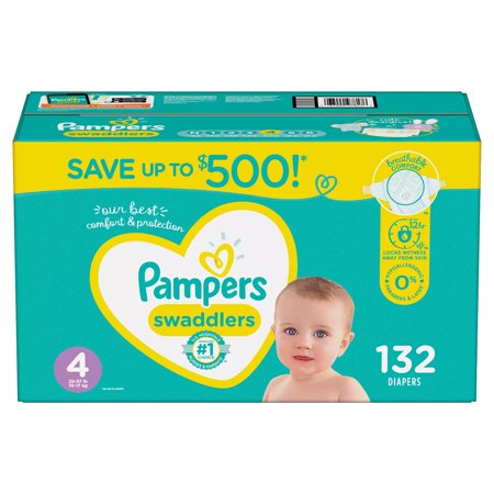 Pampers Swaddlers special Diapers 4 -132 ct. (22-37 lb.)