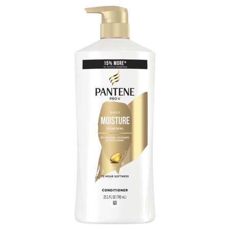 Pantene Conditioner, Pro V Daily Moisture Renewal for All Hair Types, Color Safe, 25.1oz