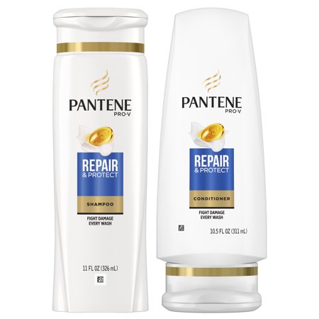 Pantene Pro-V Repair and Protect, Strengthening Daily Shampoo & Conditioner, Full Size Set, 2 Piece