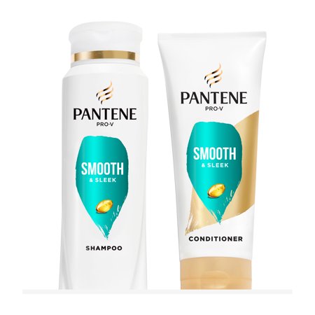 Pantene Pro-V Smooth & Sleek Dual Pack, Shampoo 10.4oz/Conditioner 9.0oz