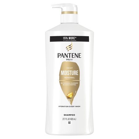 Pantene Shampoo, Pro V Daily Moisture Renewal for All Hair Types, Color Safe, 27.7oz