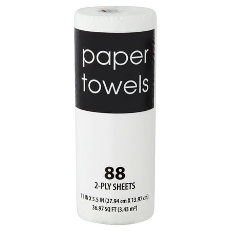 Black and White, 2-Ply Paper Towels, 88 Sheets