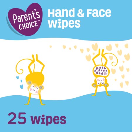 Parent's Choice Baby Wipes, 1 Flip-Top Pack (25 Total Wipes)