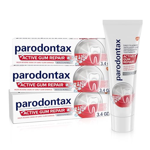 Parodontax Toothpaste for Bleeding Gums, Gingivitis Treatment and Cavity Prevention, Clean Mint - 3.4 Ounces (Pack of 3) - AMAZON DEAL! Parodontax Toothpaste For Bleeding Gums, Gingivitis Treatment And Cavity Prevention, Clean Mint - 3.4 Ounces (Pack Of 3) - Amazon Deal!