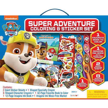 PAW Patrol Coloring and Activity Adventure Kit with an Imagine Ink Booklet