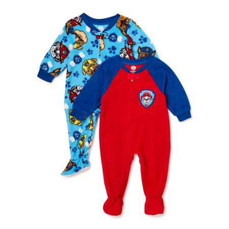 Paw Patrol Toddler Boys Pajama Blanket Sleeper, 2-Pack, Sizes 12M-5T