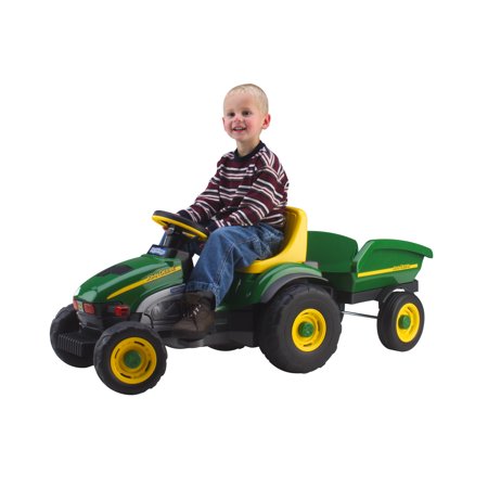 Peg Perego John Deere Farm Tractor and Trailer Pedal Ride-On