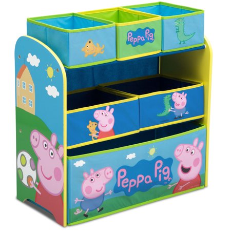 Peppa Pig Multi-Bin Toy Organizer by Delta Children