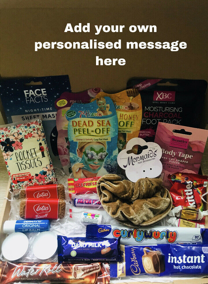 Personalised Hamper Pamper For Her Birthday Letterbox Friend Self Care Gift Box