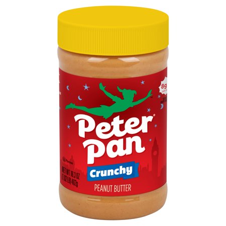 Peter Pan Crunchy Peanut Butter, Chunky Peanut Butter, 16.3 Oz