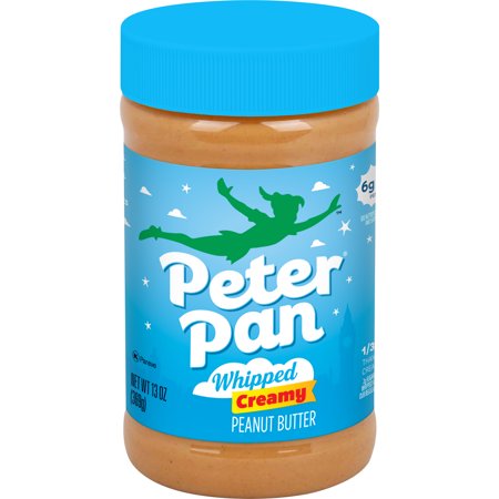 Peter Pan Whipped Peanut Butter, Creamy Peanut Butter, 13 Oz