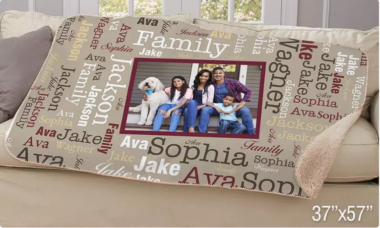 Blanket With Pictures Personalized Sherpa Blankets Sale!
