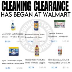 Walmart Cleaning Clearance has Begun! HUGE MARKDOWNS!