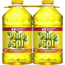 Pine-Sol All Purpose Multi-Surface Cleaner, Lemon Fresh (100 oz. bottles, 2 pk.)