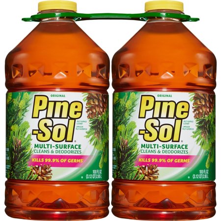 Pine-Sol Multi Surface Cleaner & Deodorizer, 100 Fl Oz, 2 Ct
